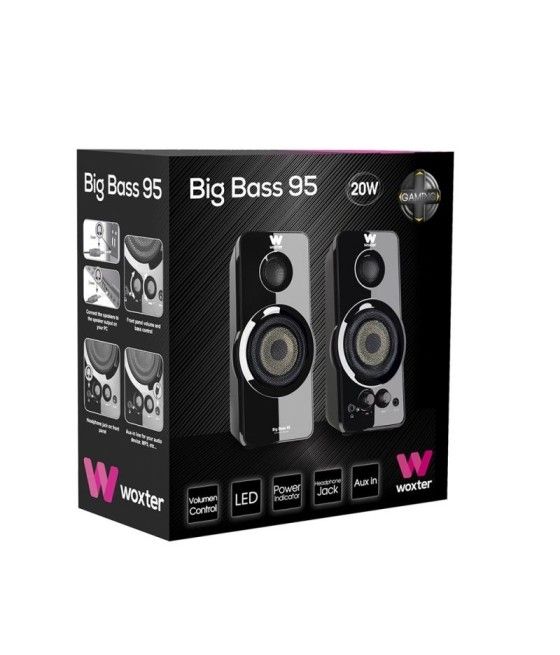 Altavoces Woxter Big Bass 95/ 20W/ 2.0 - Imagen 5