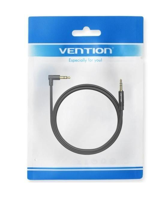 Cable estéreo vention bakbd-t/ jack 3.5 macho - jack 3.5 macho/ 50cm/ negro