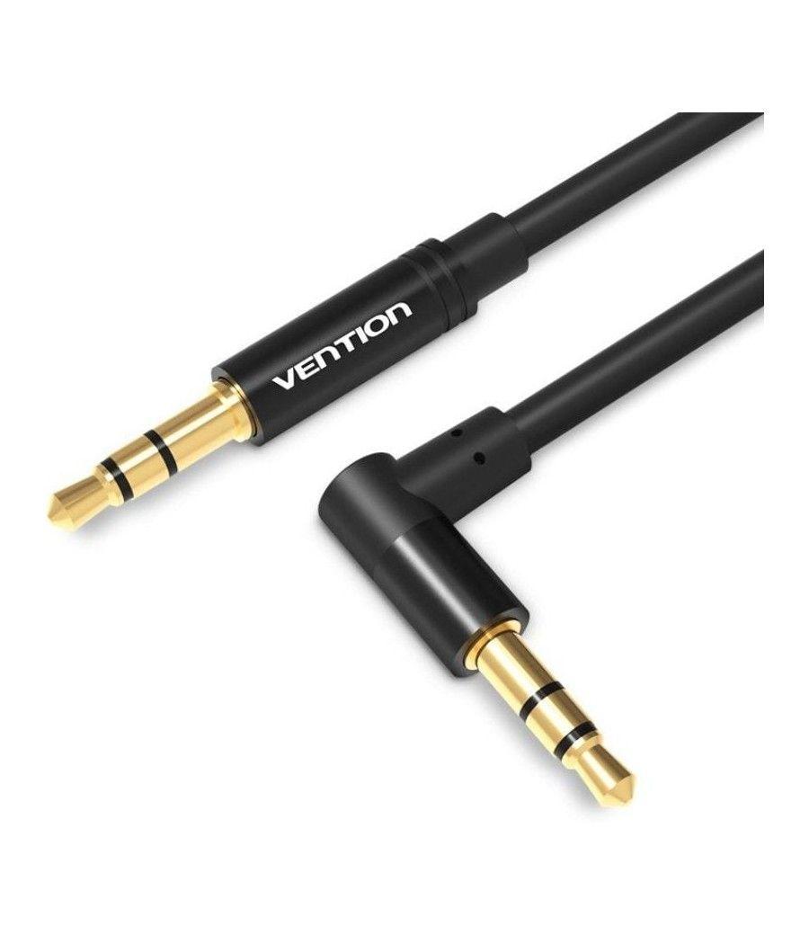 Cable estéreo vention bakbf-t/ jack 3.5 macho - jack 3.5 macho/ 1m/ negro