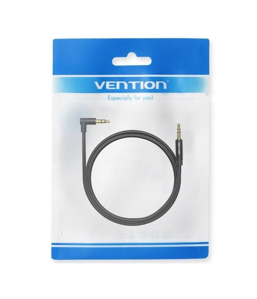 Cable estéreo vention bakbf-t/ jack 3.5 macho - jack 3.5 macho/ 1m/ negro