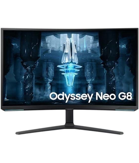 Monitor gaming curvo samsung odyssey neo g8 s32bg850np 32'/ 4k/ 1ms/ 240hz/ va/ negro y blanco