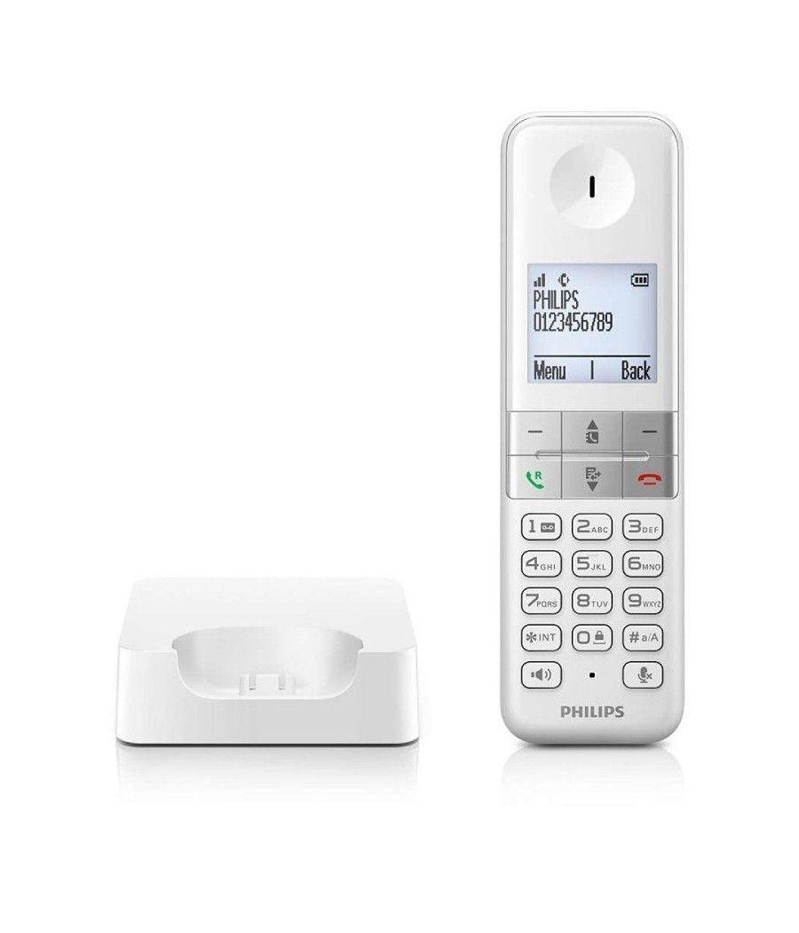 Teléfono inalámbrico philips d4701w/34/ blanco