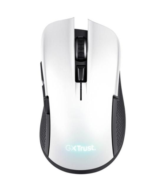 Mouse wireless trust gaming gxt 923w ybar rgb 7200dpi 6 botones recargable 50h color blanco 24889