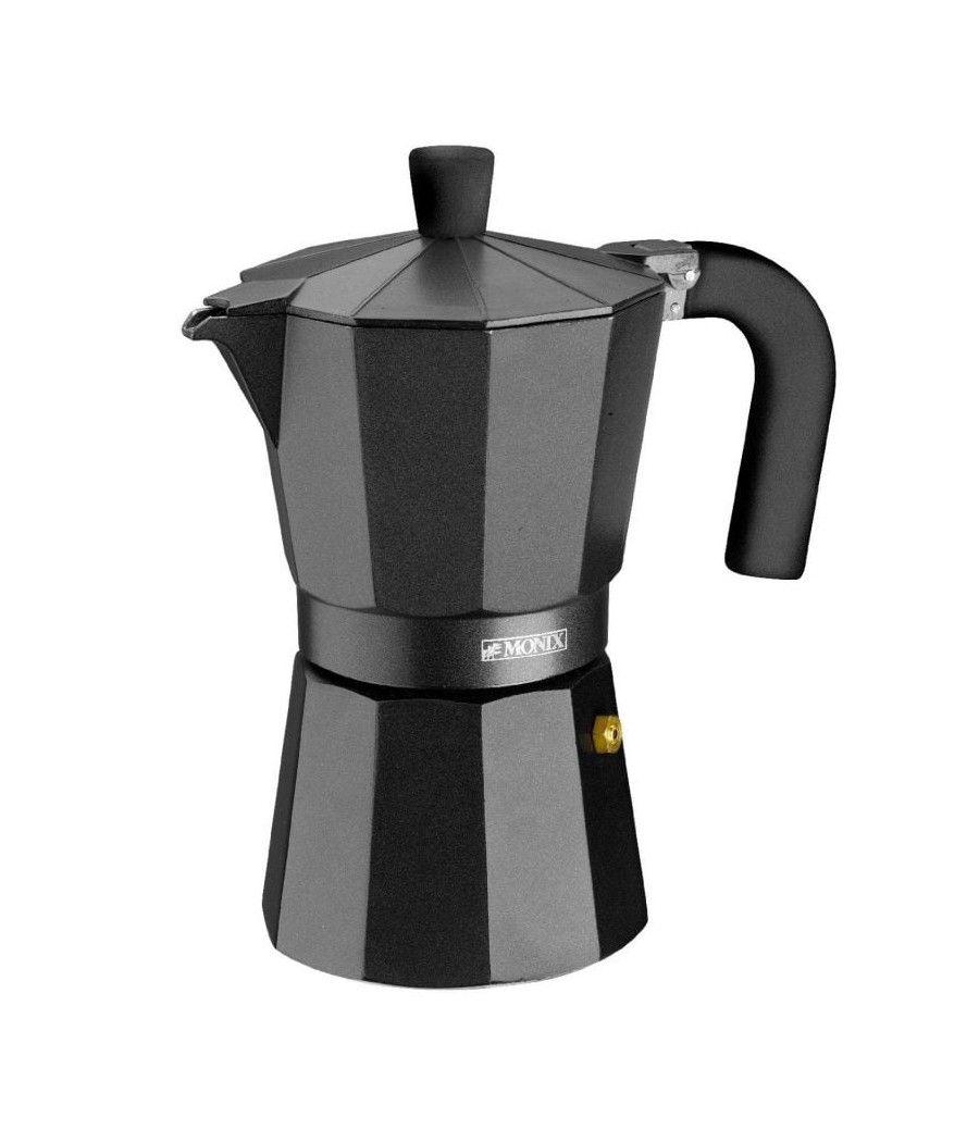 Cafetera italiana monix noir m640009/ 9 tazas/ negra