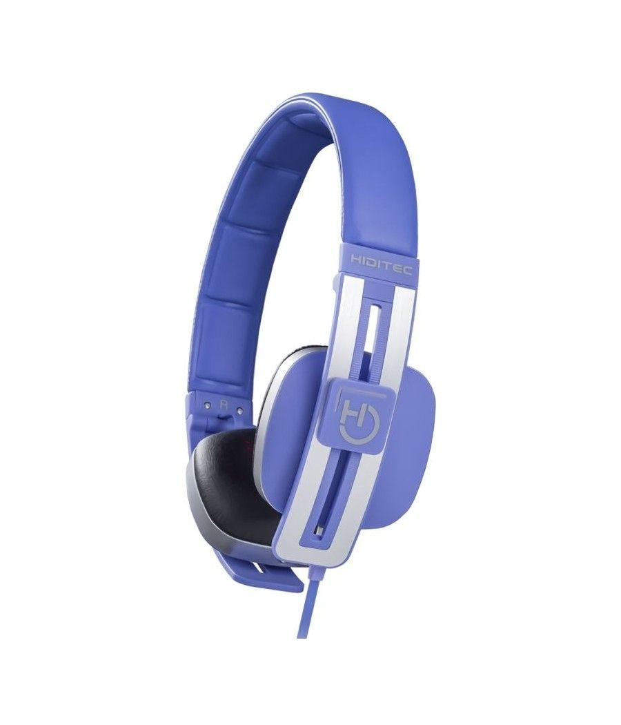 Auriculares Hiditec Wave WHP010003/ con Micrófono/ Jack 3.5/ Azules - Imagen 1