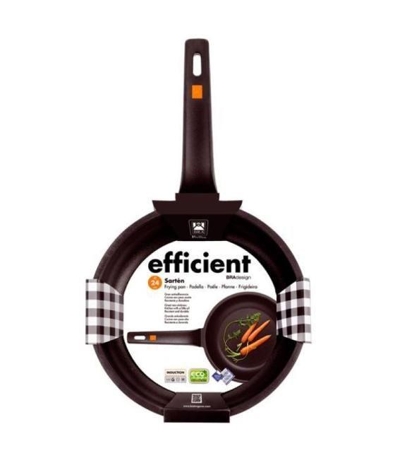 Sartén bra efficient a271220/ ø20cm/ aluminio fundido/ apta para inducción