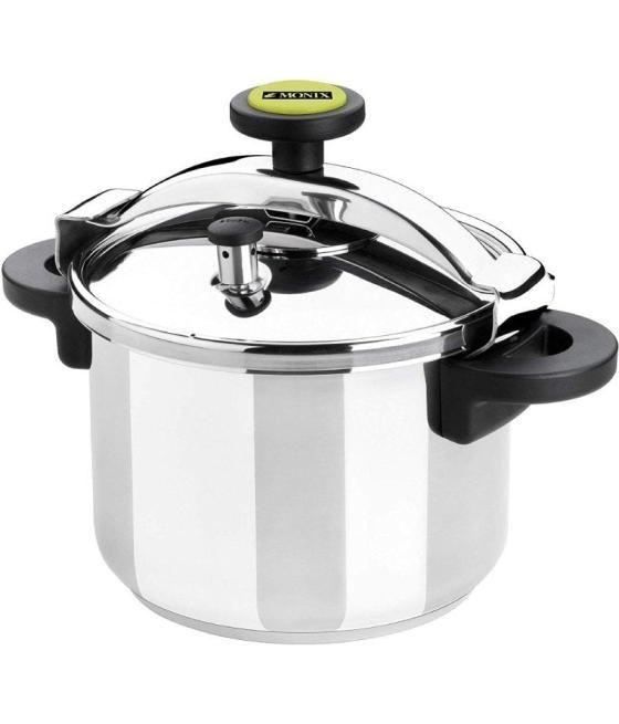 Olla a presión monix classica m530002/ ø22cm/ 6l/ acero inoxidable/ apta para inducción