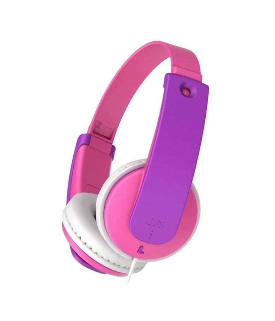 Auriculares infantiles jvc ha-kd7/ jack 3.5/ rosas