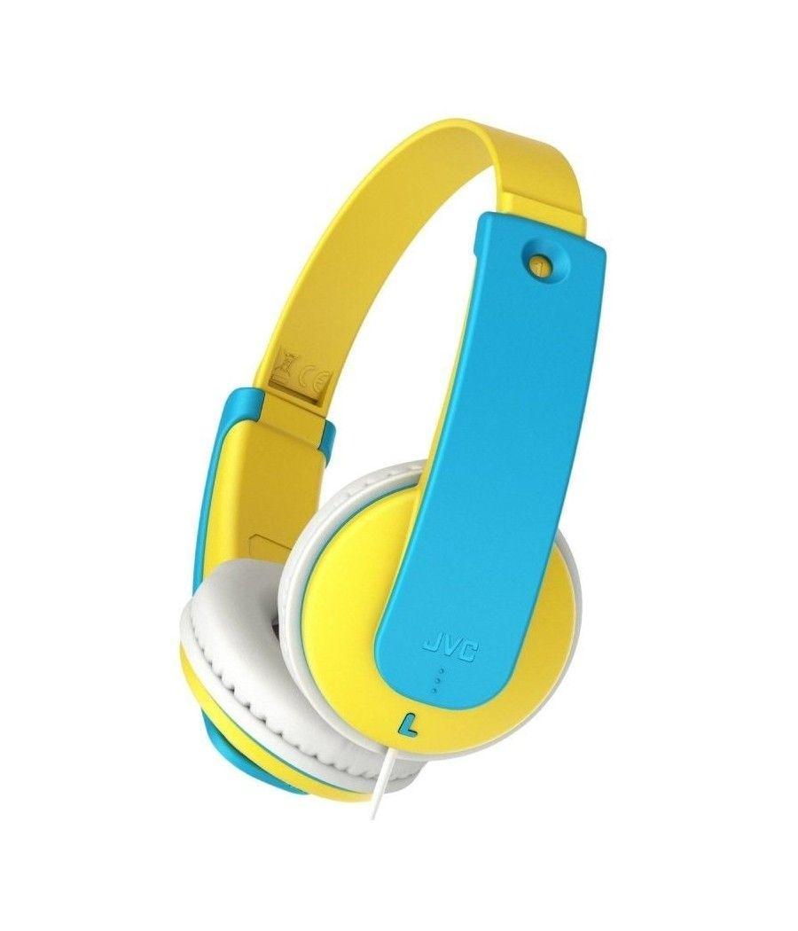 Auriculares infantiles jvc ha-kd7/ jack 3.5/ amarillos