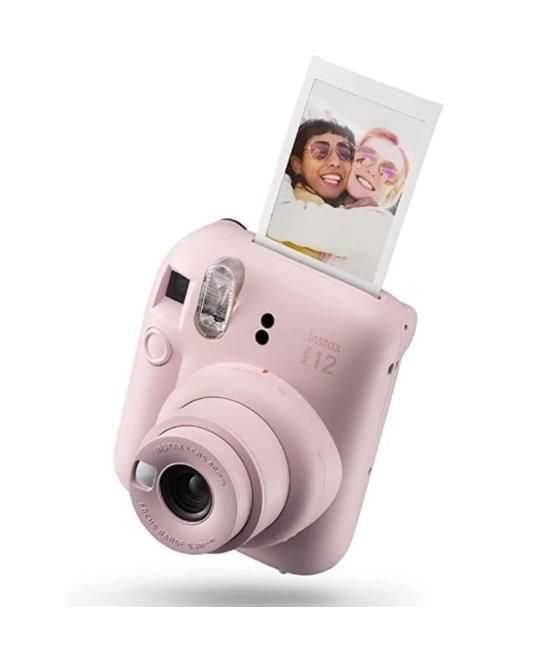 Camara fujifilm mini instax 12 flash - autoexposicion - rosa pastel