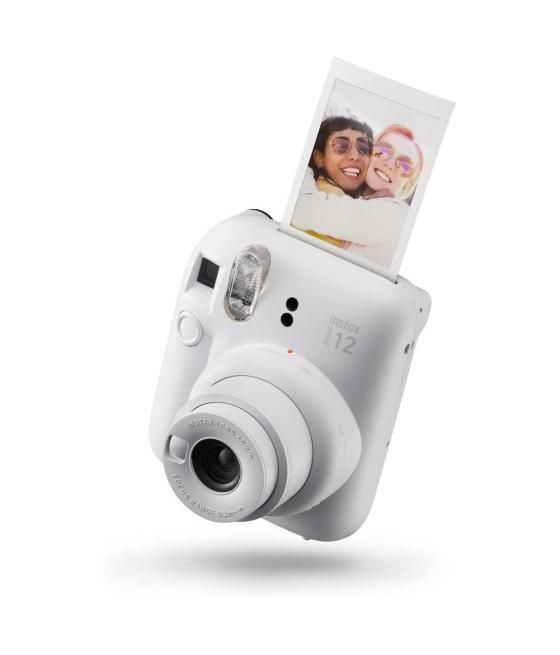 Camara fujifilm mini instax 12 flash - autoexposicion - blanco arcilla