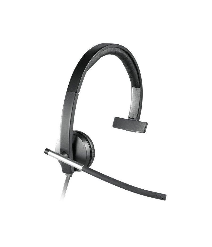 Auricular Logitech H650E/ con Micrófono/ USB/ Negro - Imagen 1