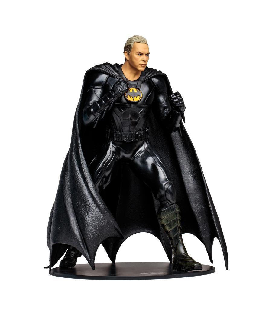 Megafigura mcfarlane toys dc multiverse the flash - batman michael keaton sin mascara