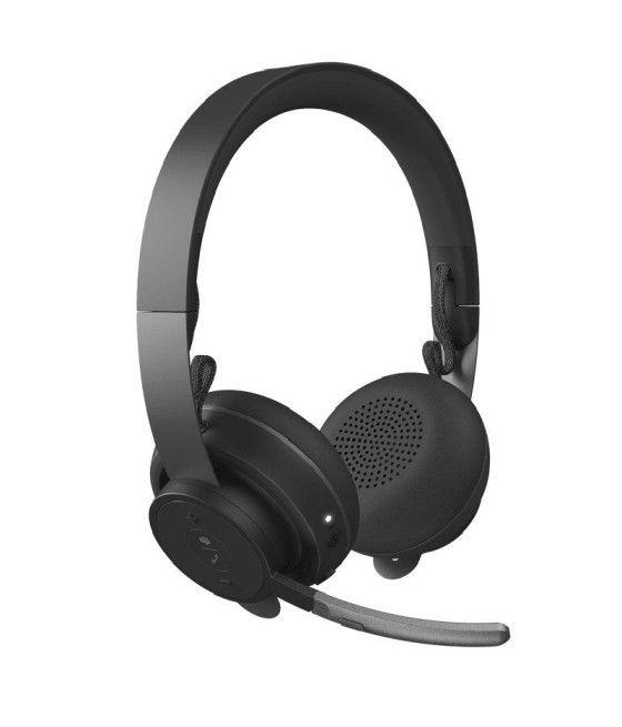 Auriculares Inalámbricos Logitech Zone Wireless MSFT/ con Micrófono/ Bluetooth/ USB/ Negros - Imagen 1