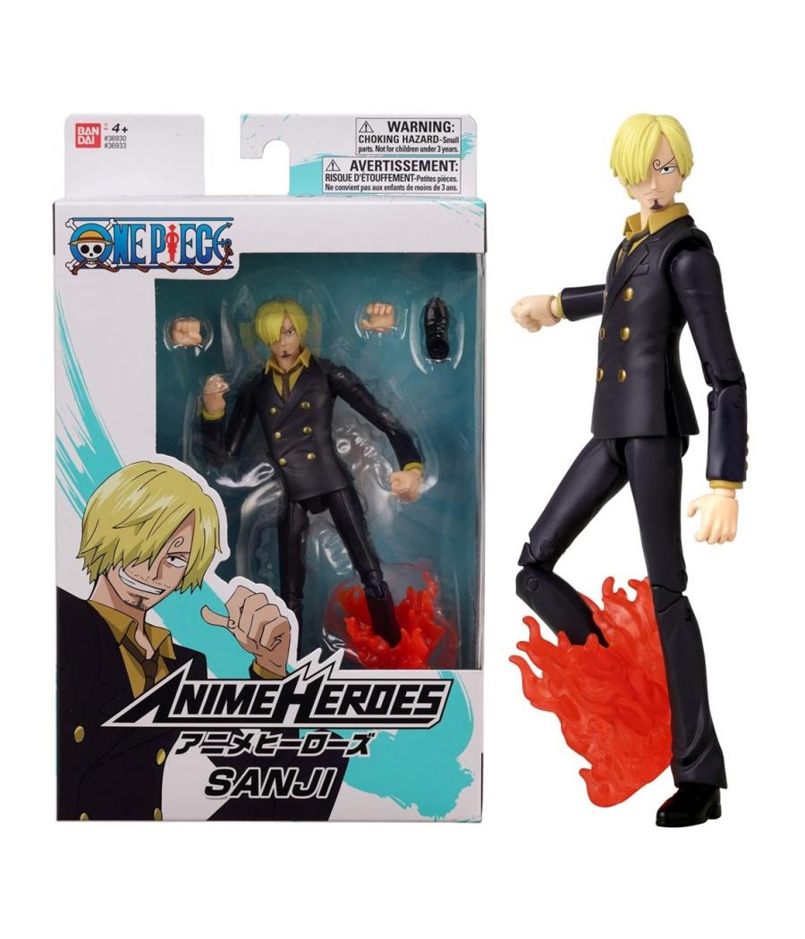 Figura bandai one piece anime heroes sanji