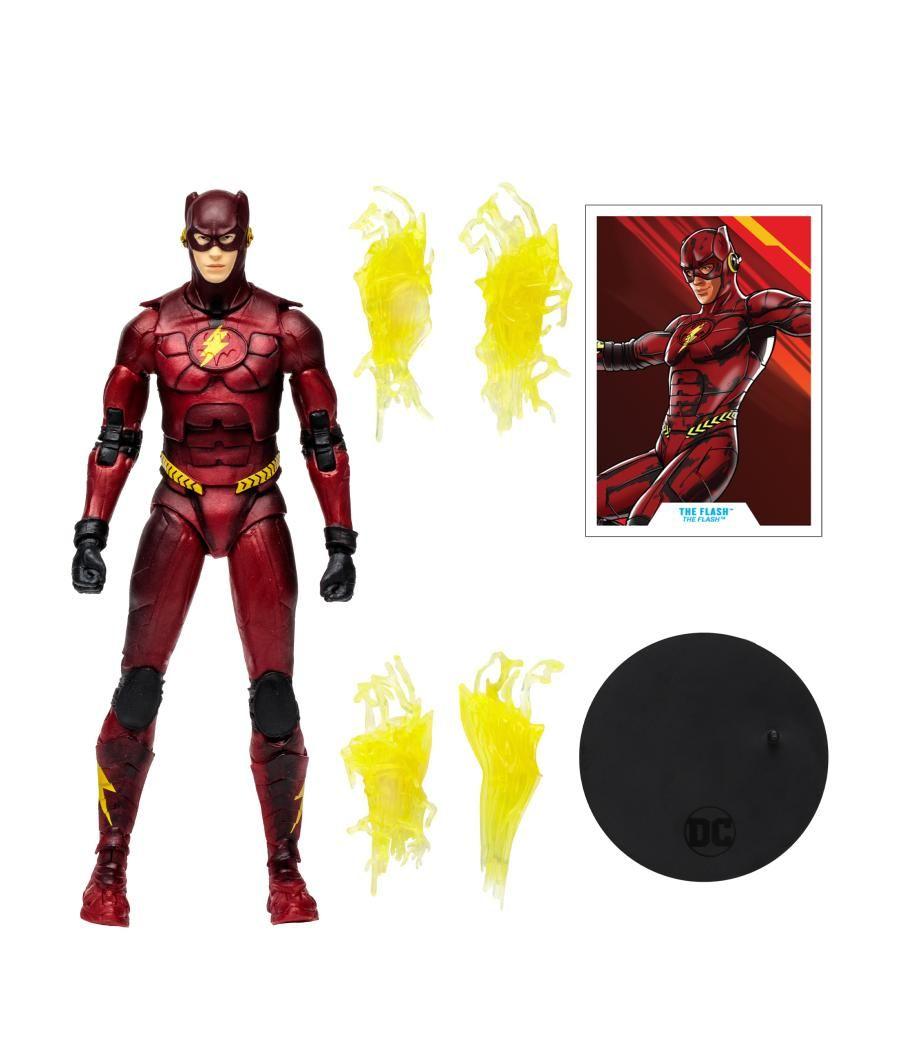 Figura mcfarlane toys dc multiverse the flash - flash traje batman