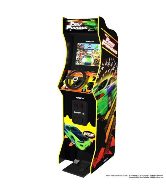 Maquina recreativa arcade 1 up deluxe racing - the fast & the furious