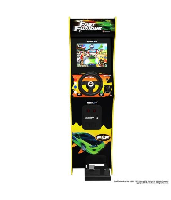 Maquina recreativa arcade 1 up deluxe racing - the fast & the furious