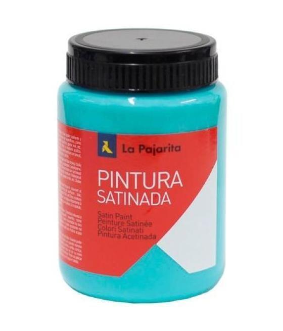 La pajarita témpera escolar bote de 375ml satinada turquesa l-35