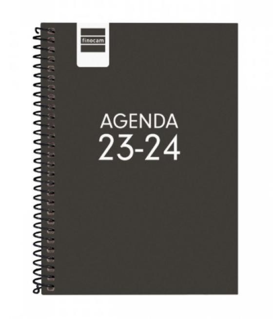 Agenda escolar 2023-2024 4º 155x212 semana vista horizontal cool negro finocam 645040324