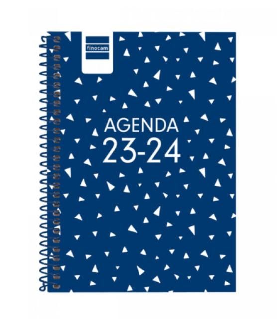 Agenda escolar 2023-2024 8º 120x164 semana vista horizontal cool azul finocam 645000124