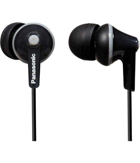 Auriculares Intrauditivos Panasonic RP-HJE125/ Jack 3.5/ Negros - Imagen 1