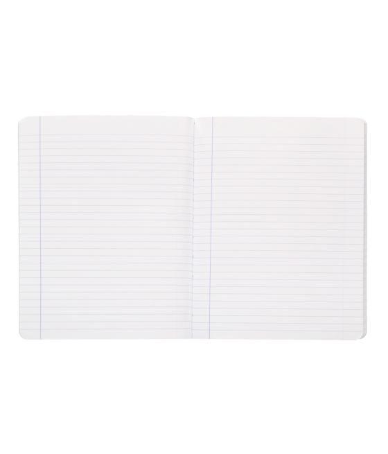 Libreta liderpapel antartik a5+ plus cosida 48 hojas 90g/m2 rayado horizontal con margen 6 colores surtidos pack 12 unidades