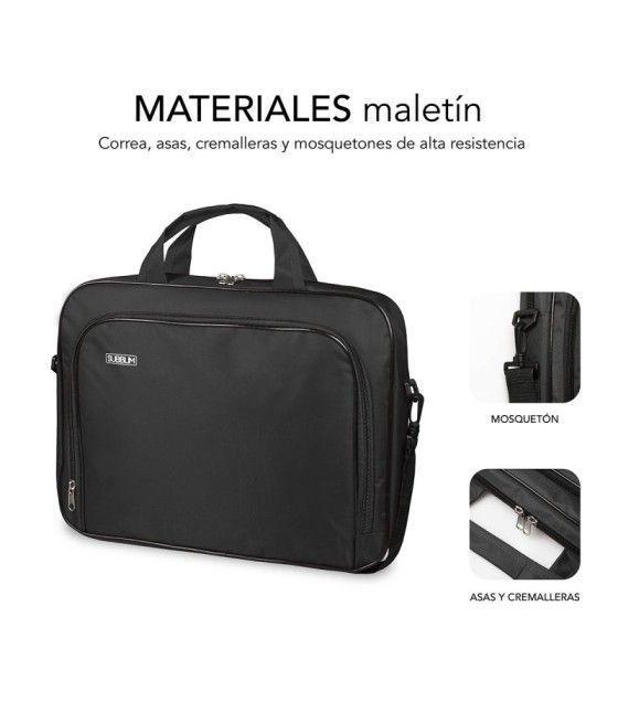 Maletín Subblim Oxford para Portátiles hasta 14'/ Negro - Imagen 3