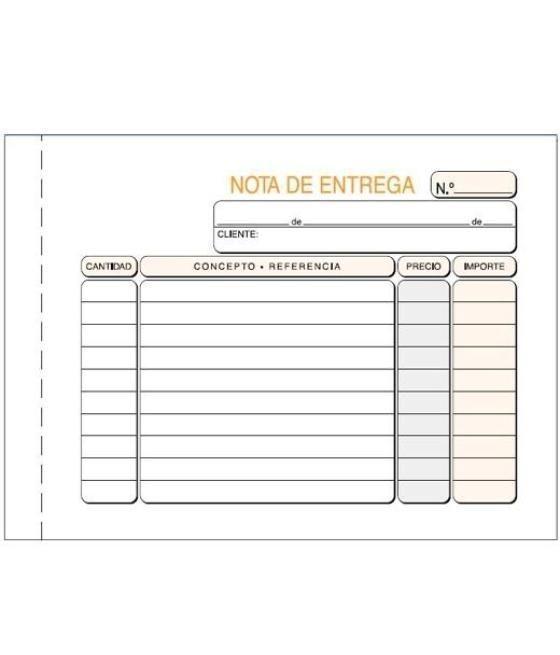 Talonario entregas octavo apaisado duplicado autocopia catalan