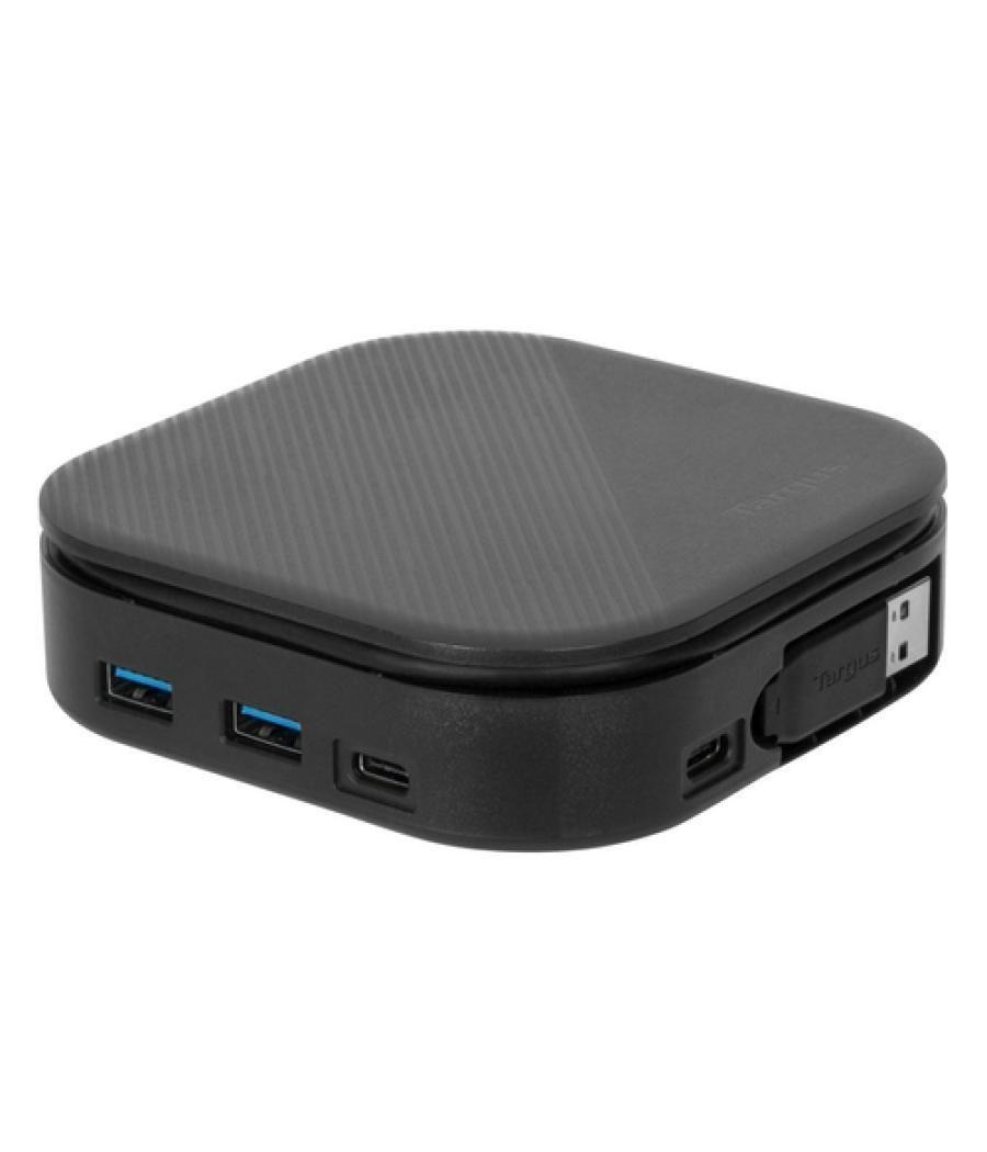 Targus DOCK116GLZ base para portátil y replicador de puertos Alámbrico USB 3.2 Gen 2 (3.1 Gen 2) Type-C Negro