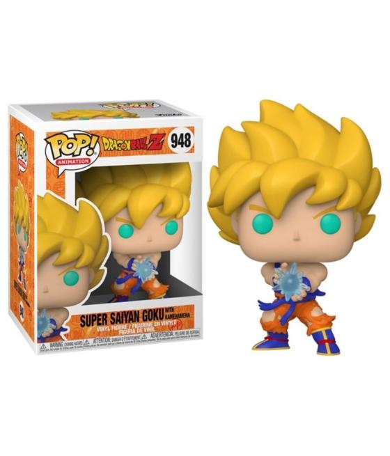 Funko pop dragon ball z super saiyan goku con kamehameha 48660