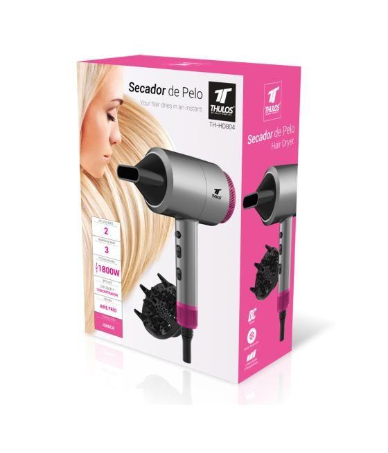 Secador de pelo thulos th - hd804 1600w - 1800w ionico