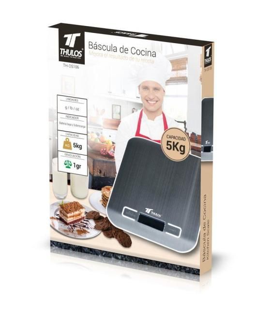 Balanza de cocina digital, 5Kg de capacidad. THULOS TH-DS8001