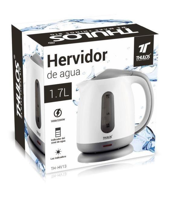 Hervidora de agua thulos th - hv13 1850w - 2200w 1.7l