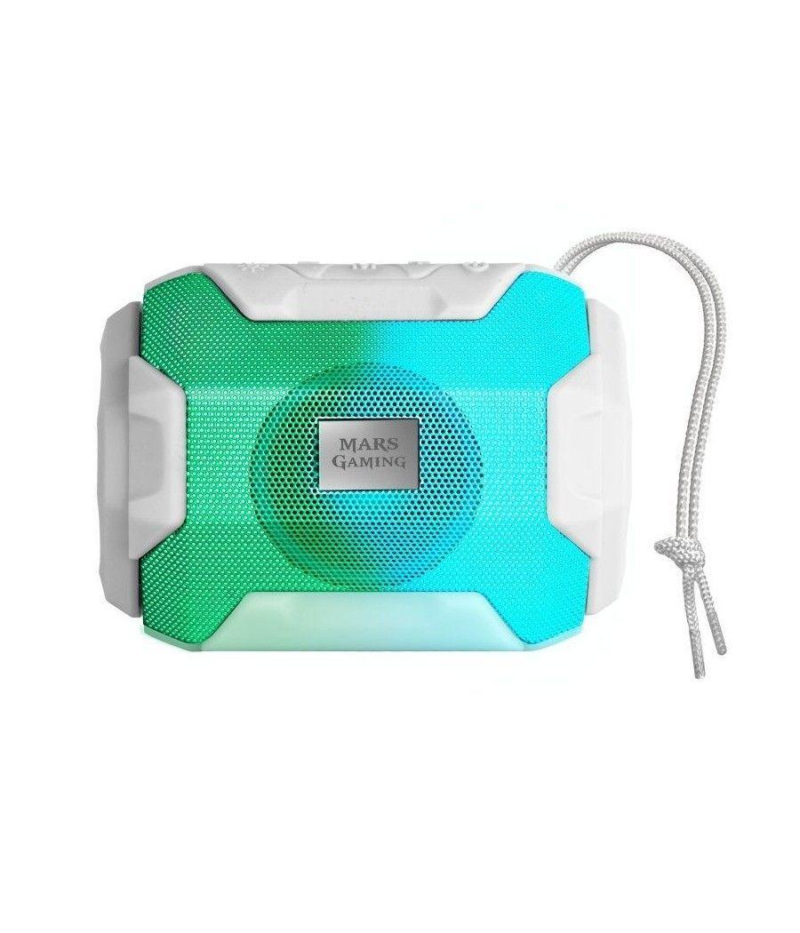 Altavoz con Bluetooth Mars Gaming MSBAXW/ 10W/ 1.0/ Blanco - Imagen 1