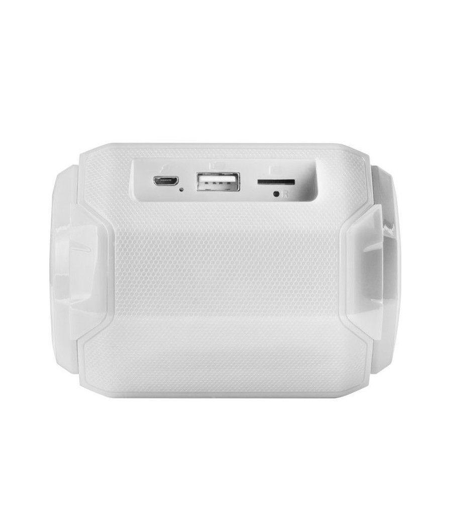 Altavoz con Bluetooth Mars Gaming MSBAXW/ 10W/ 1.0/ Blanco - Imagen 4