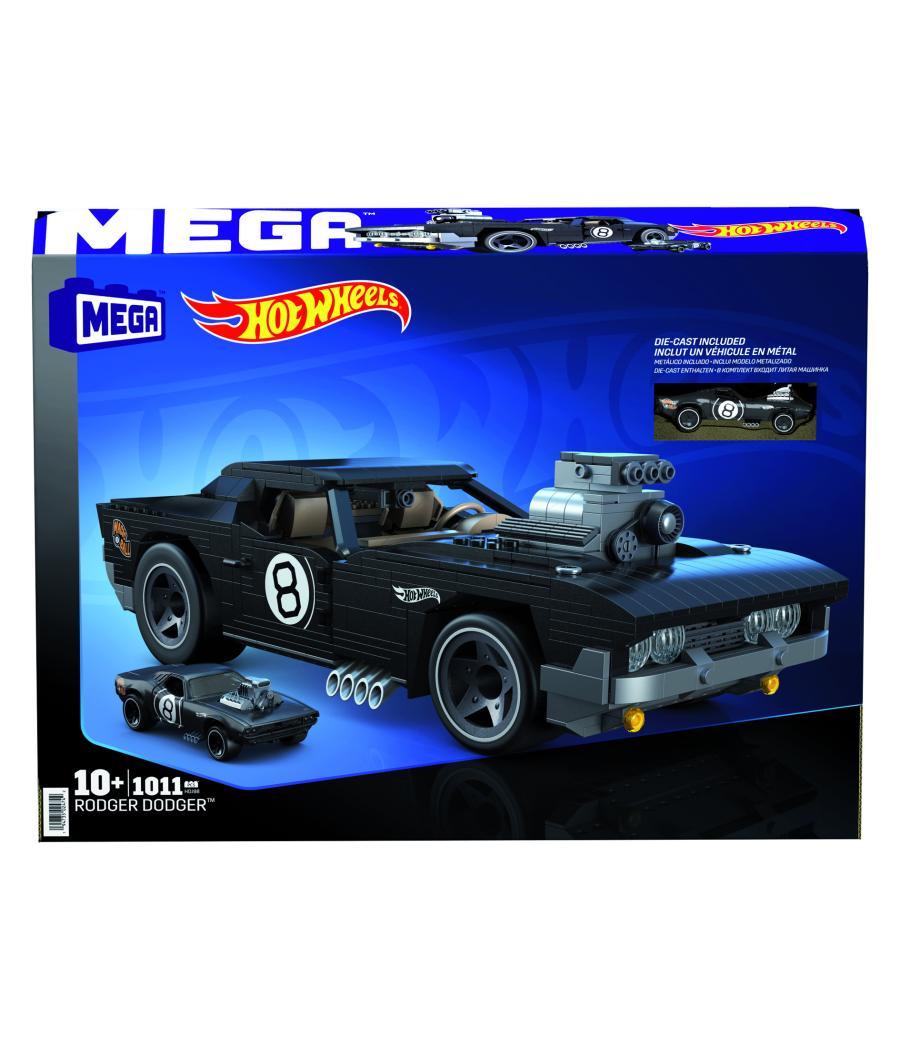 Figura mattel mega construx hot wheels coleccionistas rodger dodger