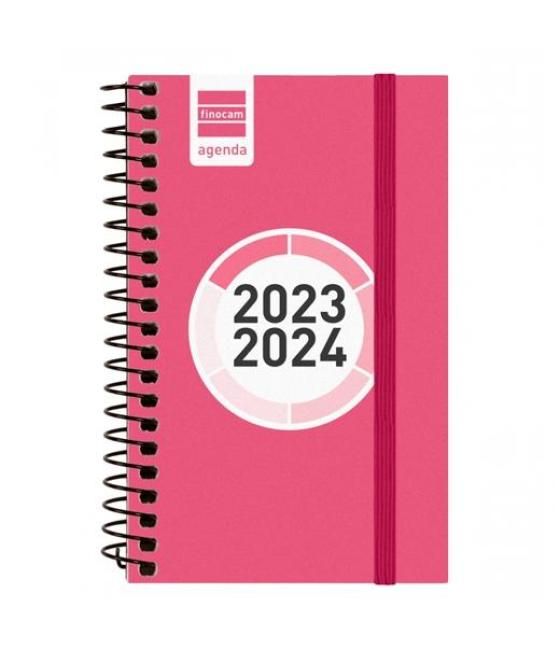 Finocam agenda escolar espir color e3 espiral svh rosa 2023-2024