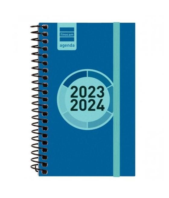 Finocam agenda escolar espir label e3 espiral svh azul cobalto 2023-2024