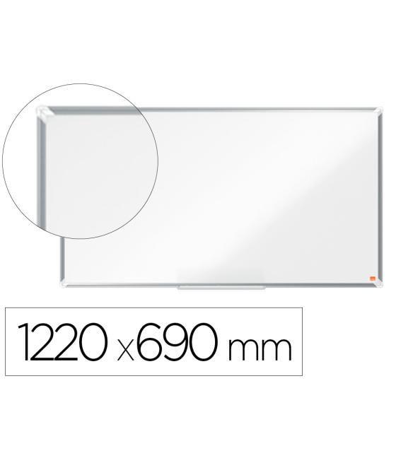 Pizarra blanca nobo premium plus acero vitrificado formato panoramico 55\" magnética 1220x690 mm