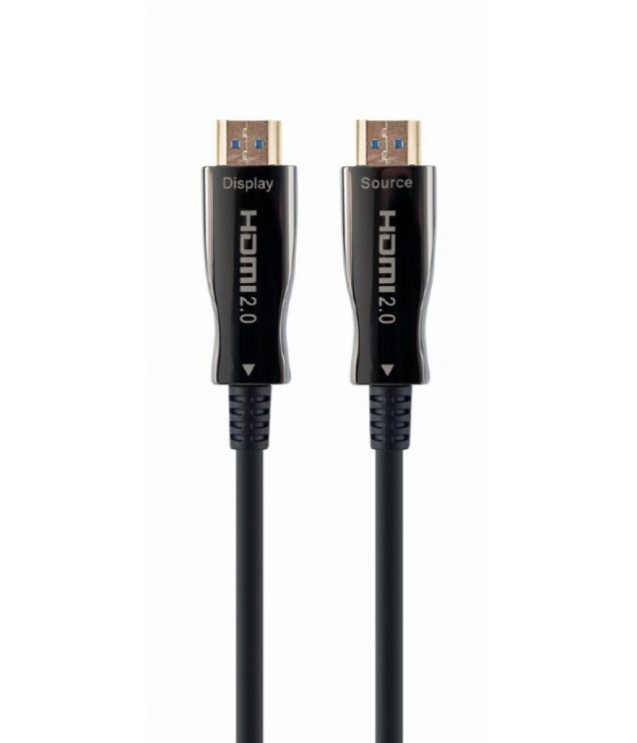 Cable hdmi gembird de alta velocidad con optica activa aoc con ethernet 30 m