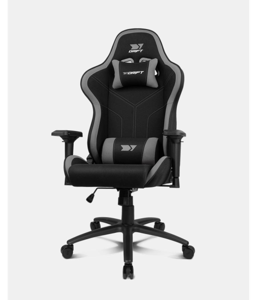 Silla gaming drift dr110 tejido negra gris