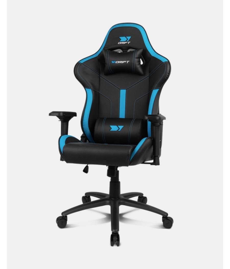 Silla gaming expert drift dr350 negra-azul