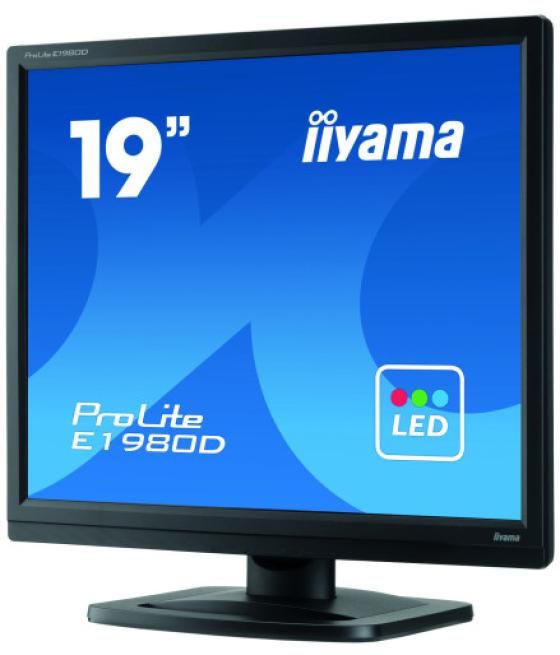 Iiyama prolite e1980d-b1 led display 48,3 cm (19") 1280 x 1024 pixeles xga negro