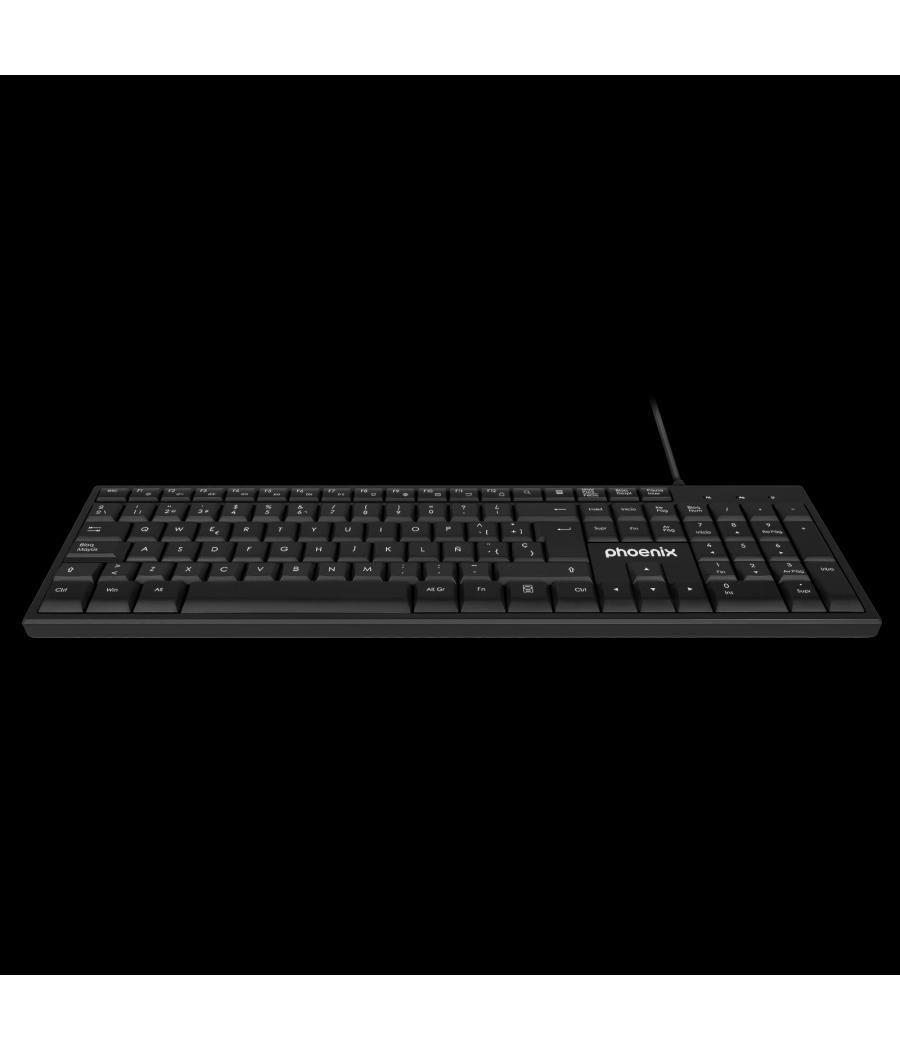 Phoenix k100 teclado multimedia usb