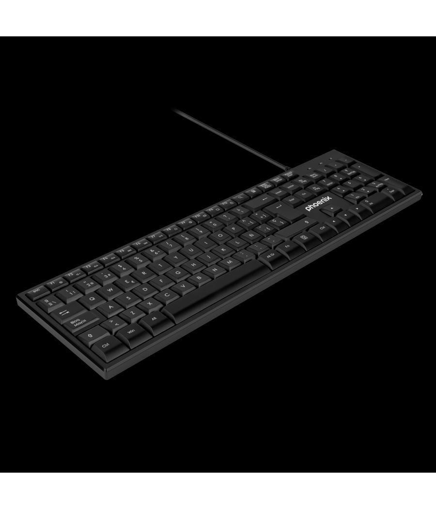 Phoenix k100 teclado multimedia usb