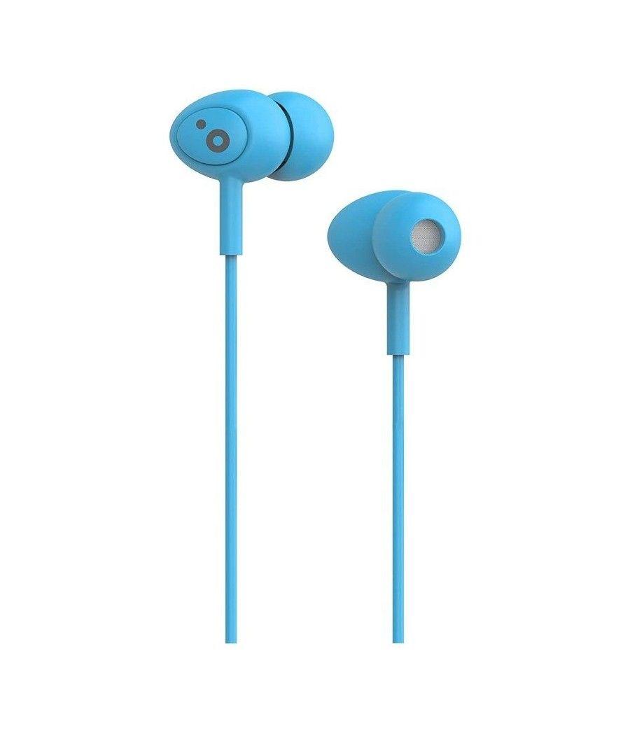 Auriculares Intrauditivos Sunstech Pops/ con Micrófono/ Jack 3.5/ Azules - Imagen 1