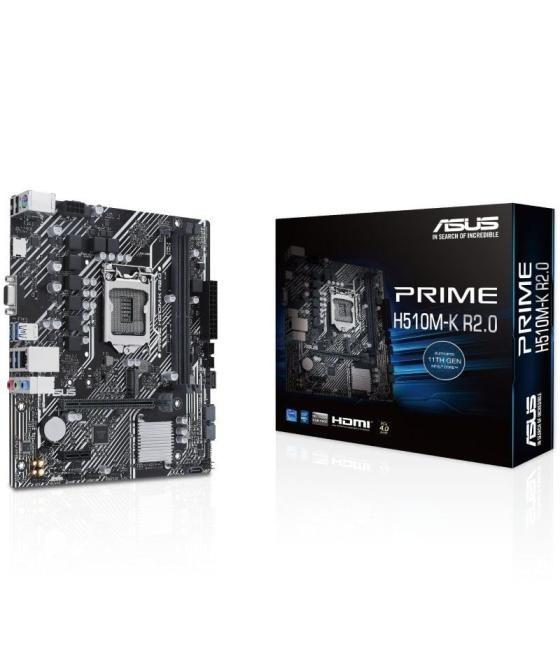 Placa base asus prime h510m-k r2.0 socket 1200/ micro atx