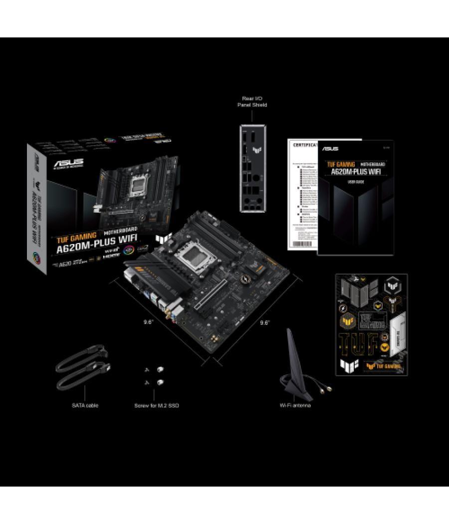 Asus tuf gaming a620m-plus wifi zócalo am5