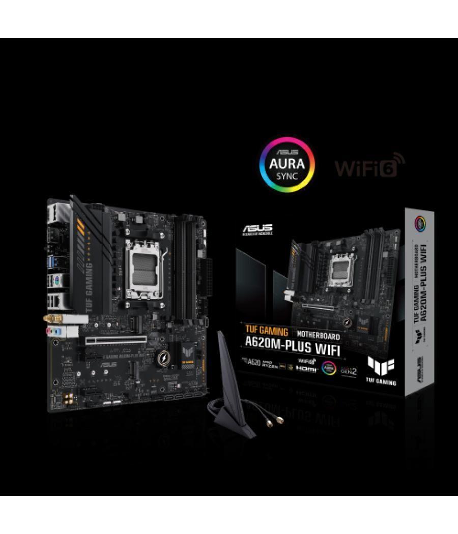 Asus tuf gaming a620m-plus wifi zócalo am5